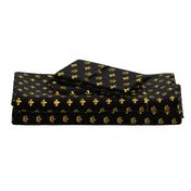 Black and Gold Crowns and Fleur de Lis