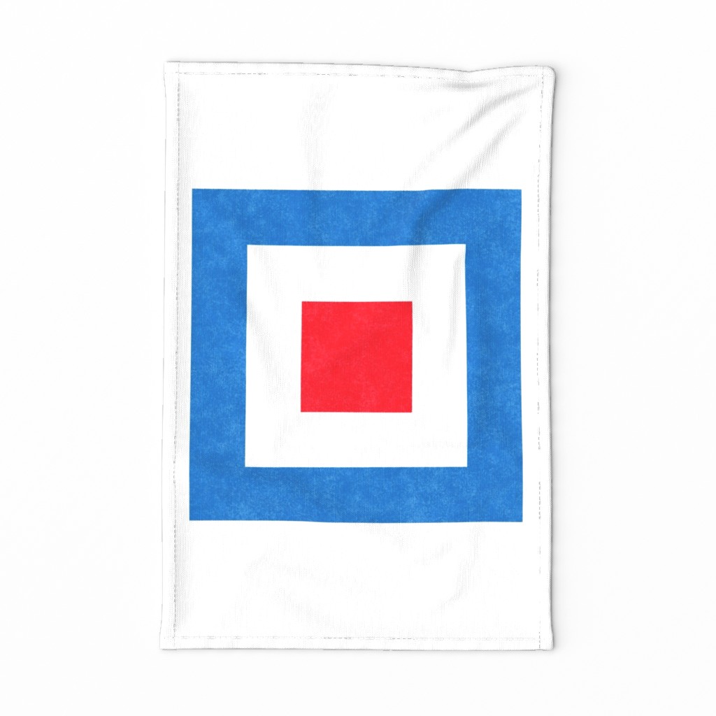 Whiskey Signal Flag Tea Towel 150