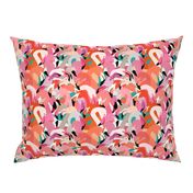 Flamingoes in Orange and Pink - LARGE