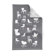 Lovely Chairs Tea Towel