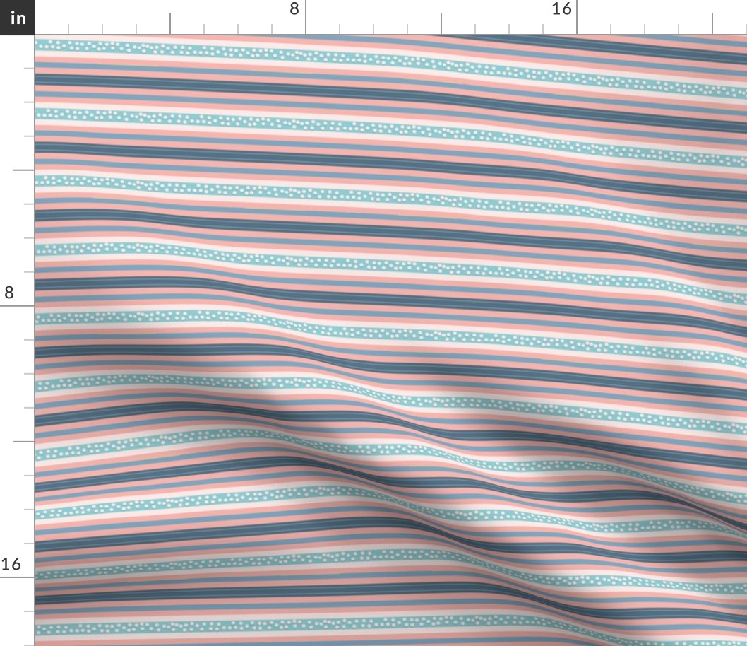 FNB4 - Mini Fizz-n-Bubble Stripes in Pink - Blue - Crosswise