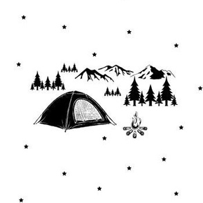 7" Camping Adventure with Stars