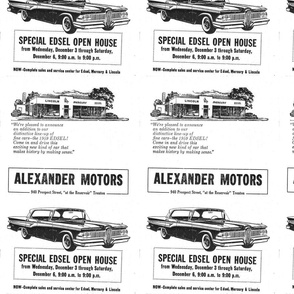 1959 Edsel dealership open house advertisement