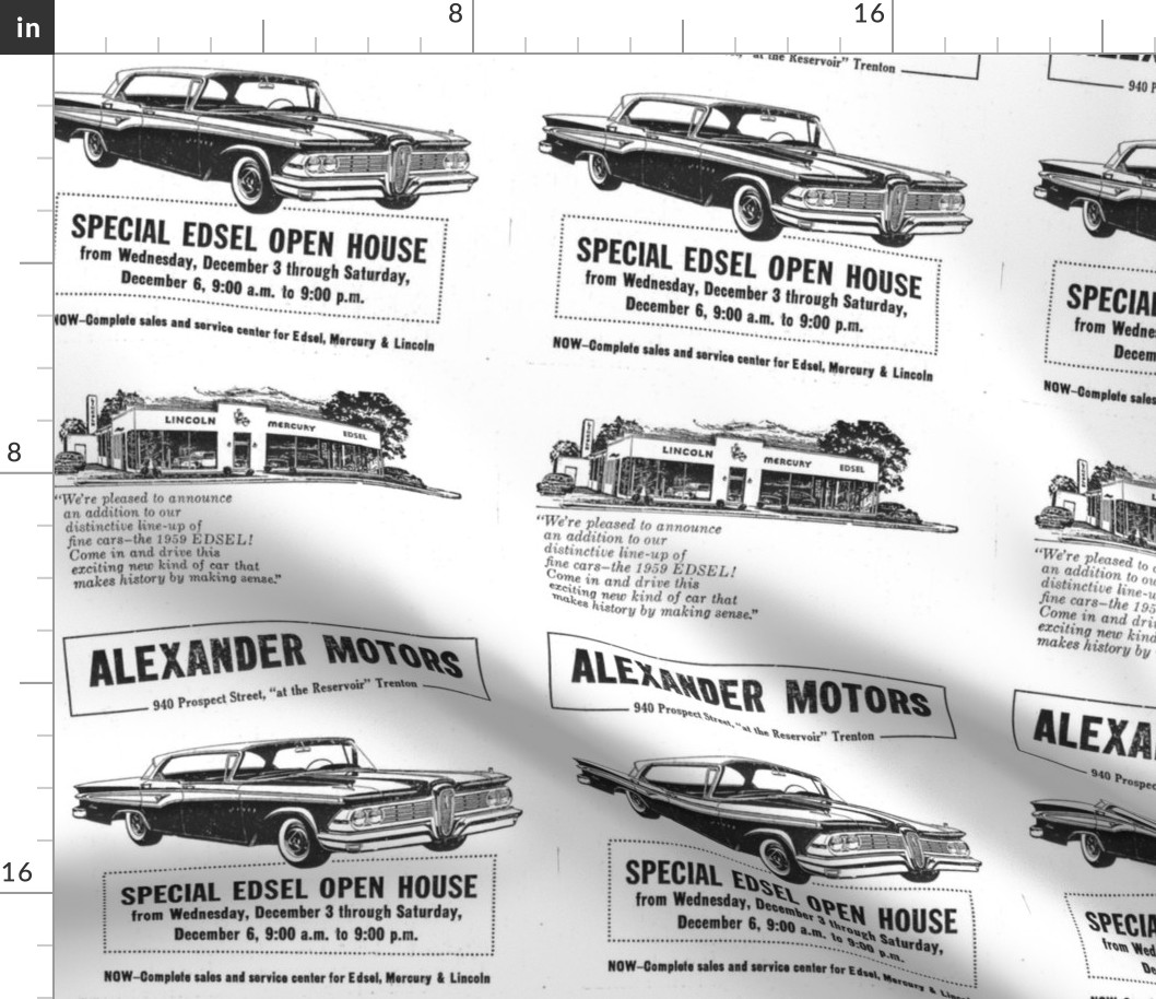 1959 Edsel dealership open house advertisement