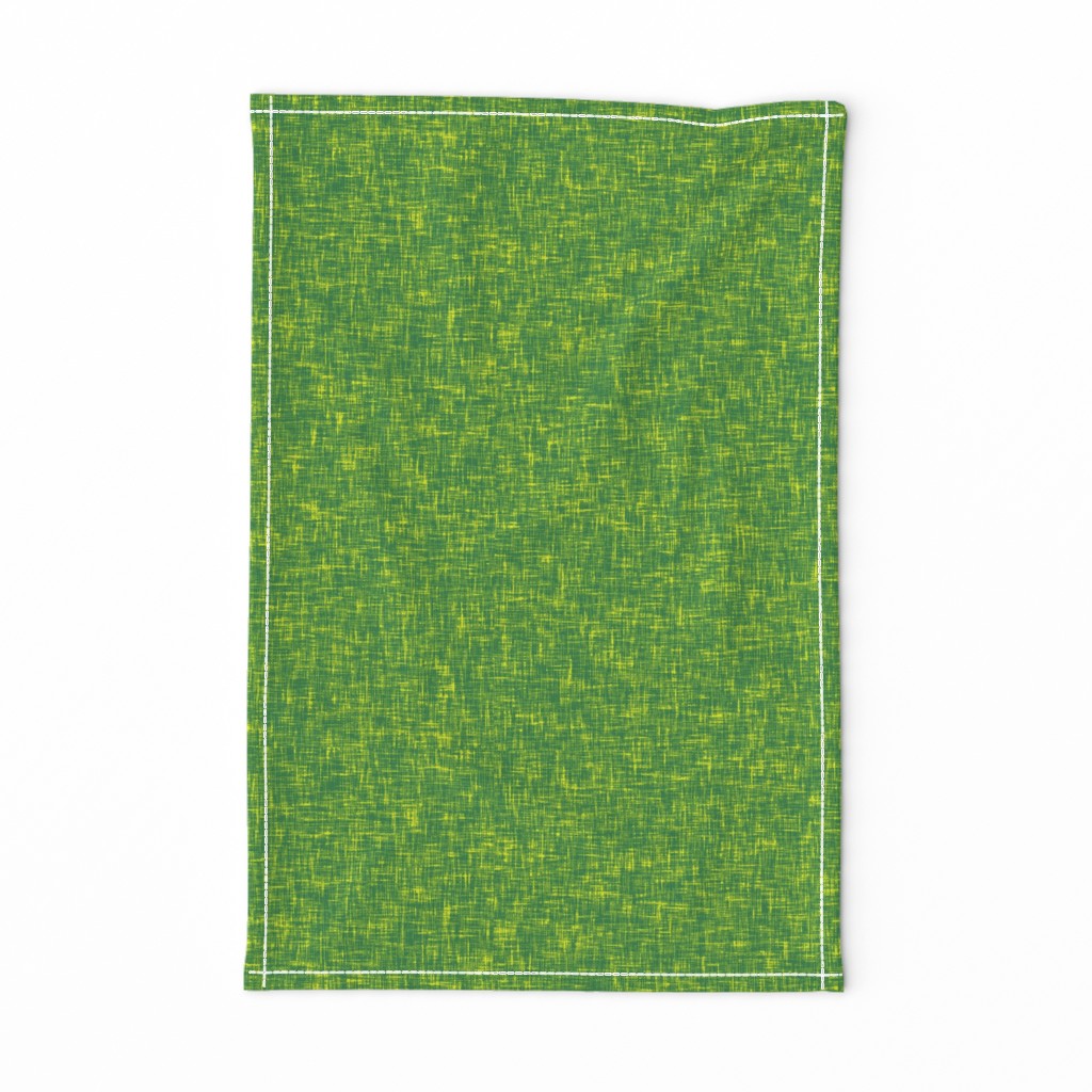 Grass green + buttercup yellow linen weave by Su_G_©SuSchaefer