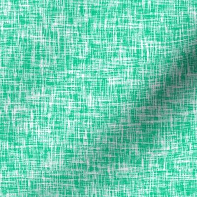 Emerald Isle linen weave (emerald + white) by Su_G_©SuSchaefer