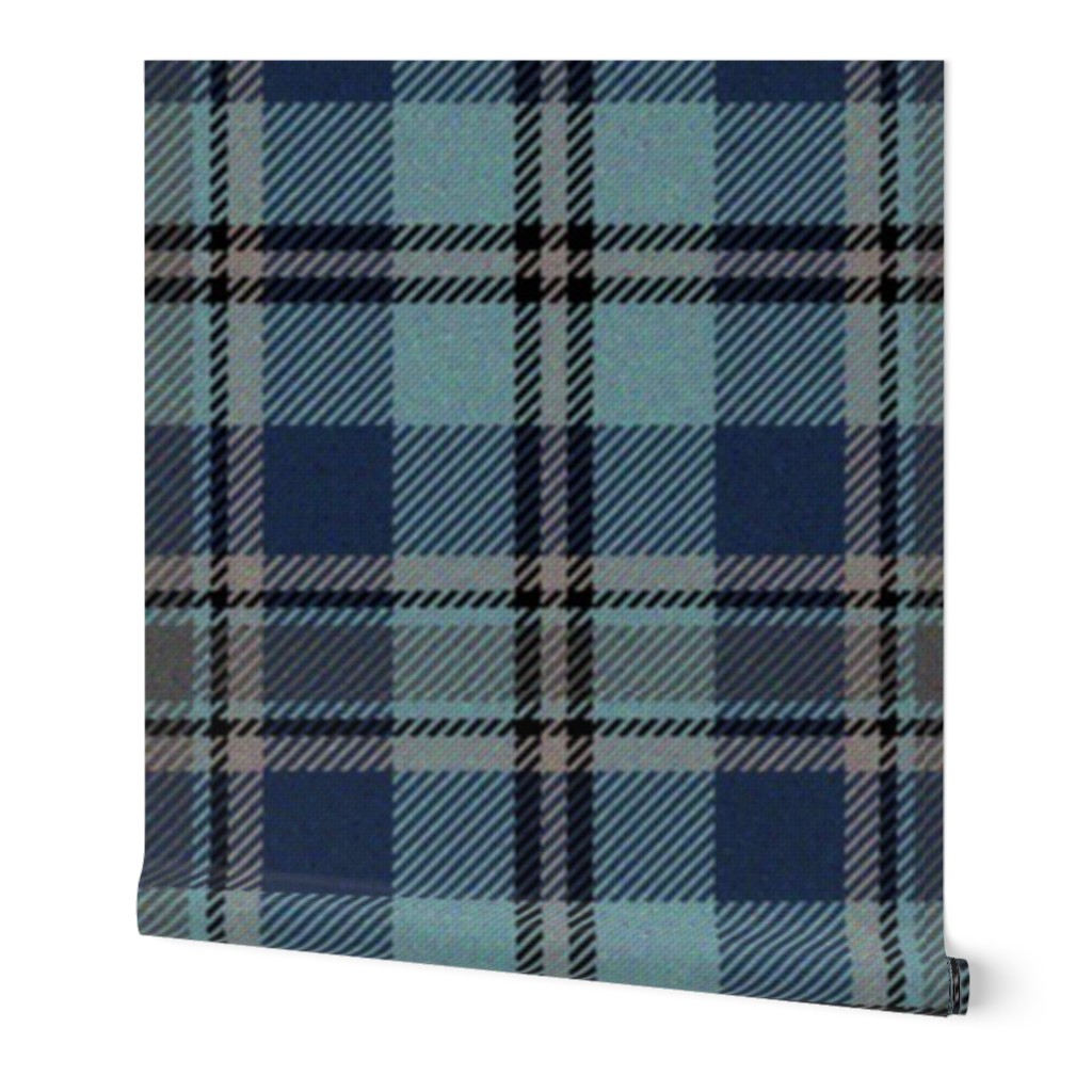 Custom Trendy Blue Plaid 2 Railroaded