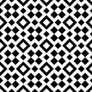 Black + White Geometric Squares