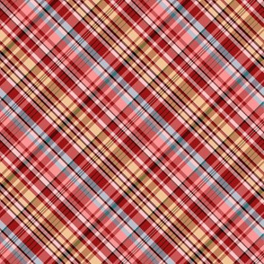 Mainly Red and Yellow Madras Plaid