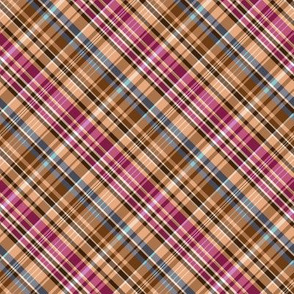 Mainly Sand and Burgundy Madras Plaid