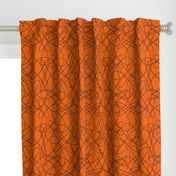 lines and loops - orange brown