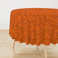 lines and loops - orange brown