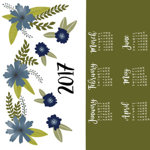 2017 Tea Towel Calendar