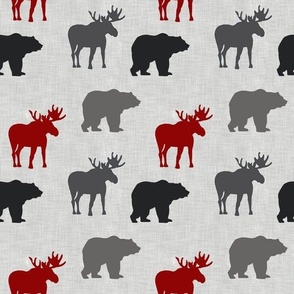 Bear/ Moose /Red /Black