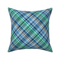 Mainly Blue and Green Madras Plaid Larger Scale