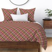 Mainly Sand and Burgundy Madras Plaid Larger Scale