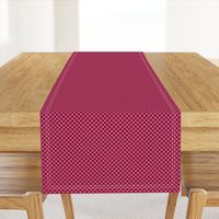 JP7 - Small - Checkerboard of Quarter Inch Squares in Rosy Red and Rustic Pink