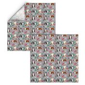 australian shepherd christmas fabric cute aussie dog xmas fabrics christmas designs christmas fabric 