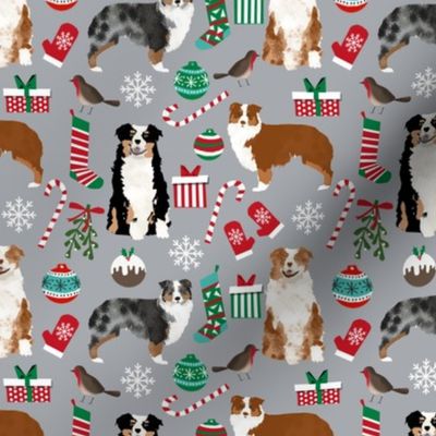 australian shepherd christmas fabric cute aussie dog xmas fabrics christmas designs christmas fabric 