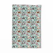 australian shepherd christmas fabric cute aussie dogs fabric best aussie dogs design