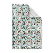 australian shepherd christmas fabric cute aussie dogs fabric best aussie dogs design