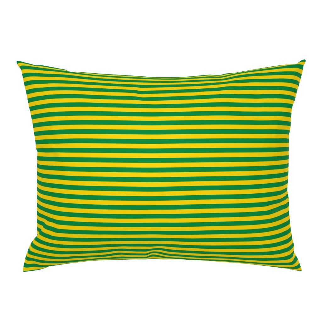 Stripes Green & Gold