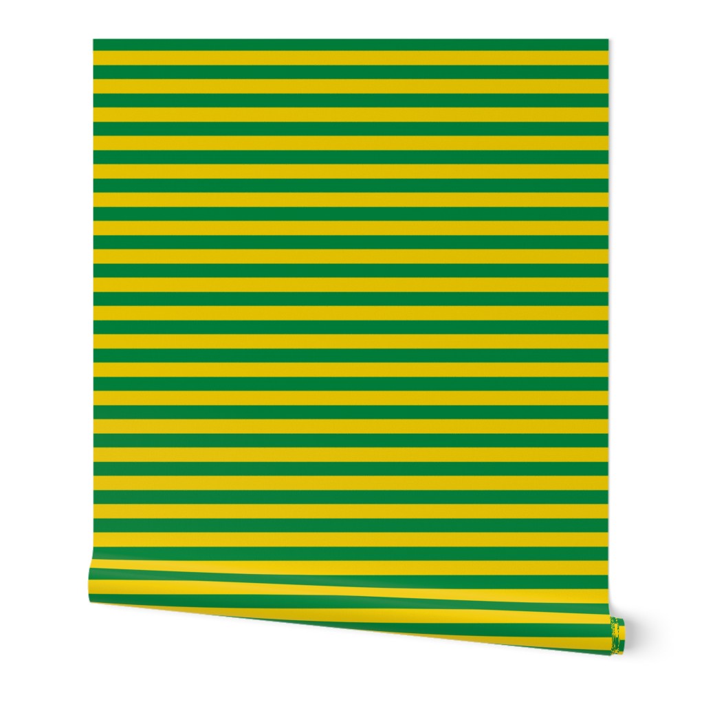 Stripes Green & Gold