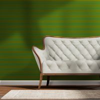 Stripes Green & Gold