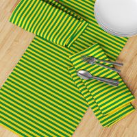 Stripes Green & Gold