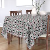 boston terrier christmas fabric cute xmas holiday dogs design cute christmas fabrics for dogs