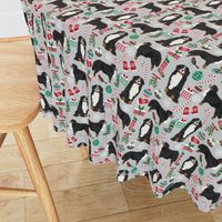 bernese mountain dogs christmas fabric cute dogs fabric xmas holiday dog design