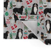 bernese mountain dogs christmas fabric cute dogs fabric xmas holiday dog design