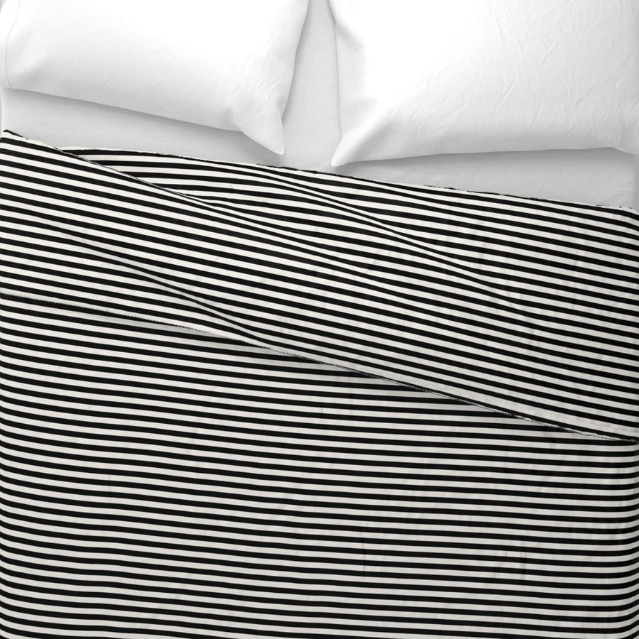 Stripes Linen & Black