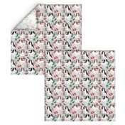 cavalier king charles spaniel dog christmas design cute xmas holiday dogs fabric cute dogs fabric