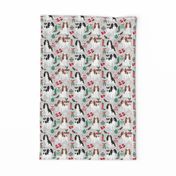 cavalier king charles spaniel dog christmas design cute xmas holiday dogs fabric cute dogs fabric