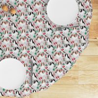 cavalier king charles spaniel dog christmas design cute xmas holiday dogs fabric cute dogs fabric