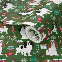 cavalier king charles spaniel christmas fabrics cute dog fabric king charles spaniels dog fabrics