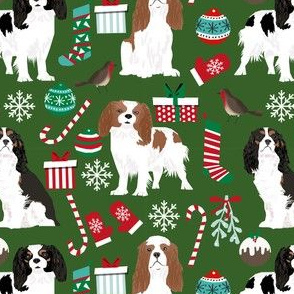 cavalier king charles spaniel christmas fabrics cute dog fabric king charles spaniels dog fabrics