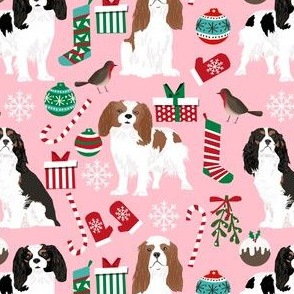 cavalier christmas fabric cavalier king christmas fabrics xmas dog dogs cute xmas fabrics