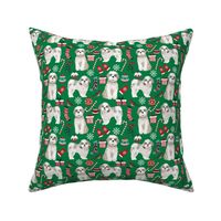 shih tzu christmas fabric cute dogs xmas holiday christmas fabrics dog christmas fabrics