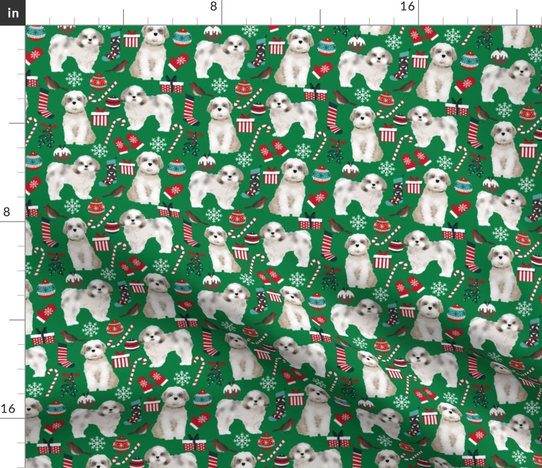 shih tzu christmas fabric cute dogs xmas holiday christmas fabrics dog christmas fabrics