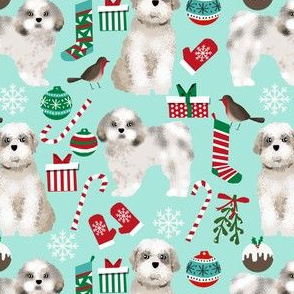 shih tzu fabric cute christmas fabrics xmas dogs fabric cute shih tzu fabrics
