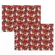 corgi christmas fabric xmas holiday dogs fabric dog fabric cute christmas fabrics best corgi design xmas holiday christmas