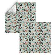 doxie christmas fabrics dachshunds dog fabric xmas holiday dog design