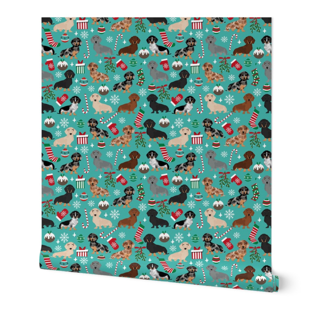 doxie christmas fabrics cute dachshunds fabric best dachshunds fabric