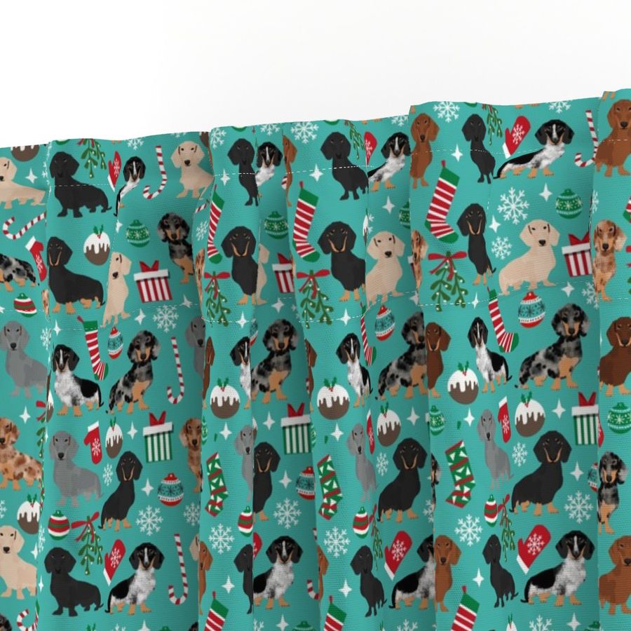 doxie christmas fabrics cute dachshunds fabric best dachshunds fabric