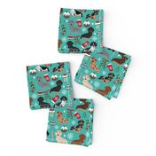 doxie christmas fabrics cute dachshunds fabric best dachshunds fabric