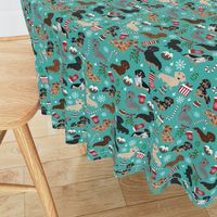 doxie christmas fabrics cute dachshunds fabric best dachshunds fabric