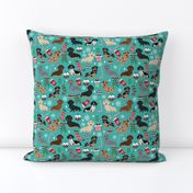 doxie christmas fabrics cute dachshunds fabric best dachshunds fabric