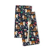 english bulldogs christmas fabric cute dogs dog fabric english bulldogs xmas holiday design fabric